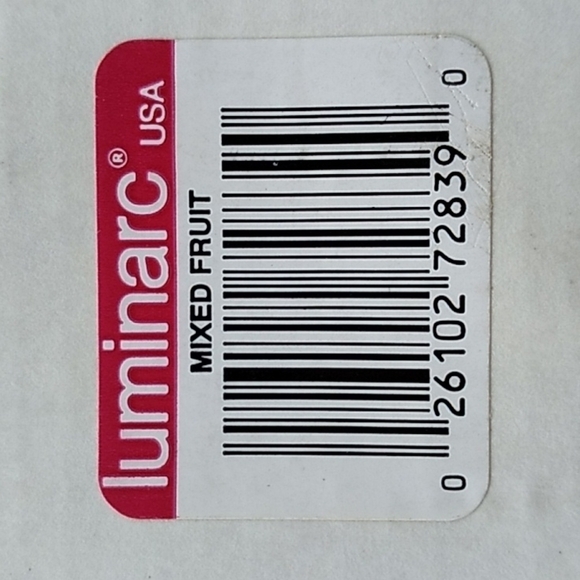 Vintage 1980s luminarc arc brand 16 oz tumblers new in box farmhouse shabby chic - Picture 3 of 4